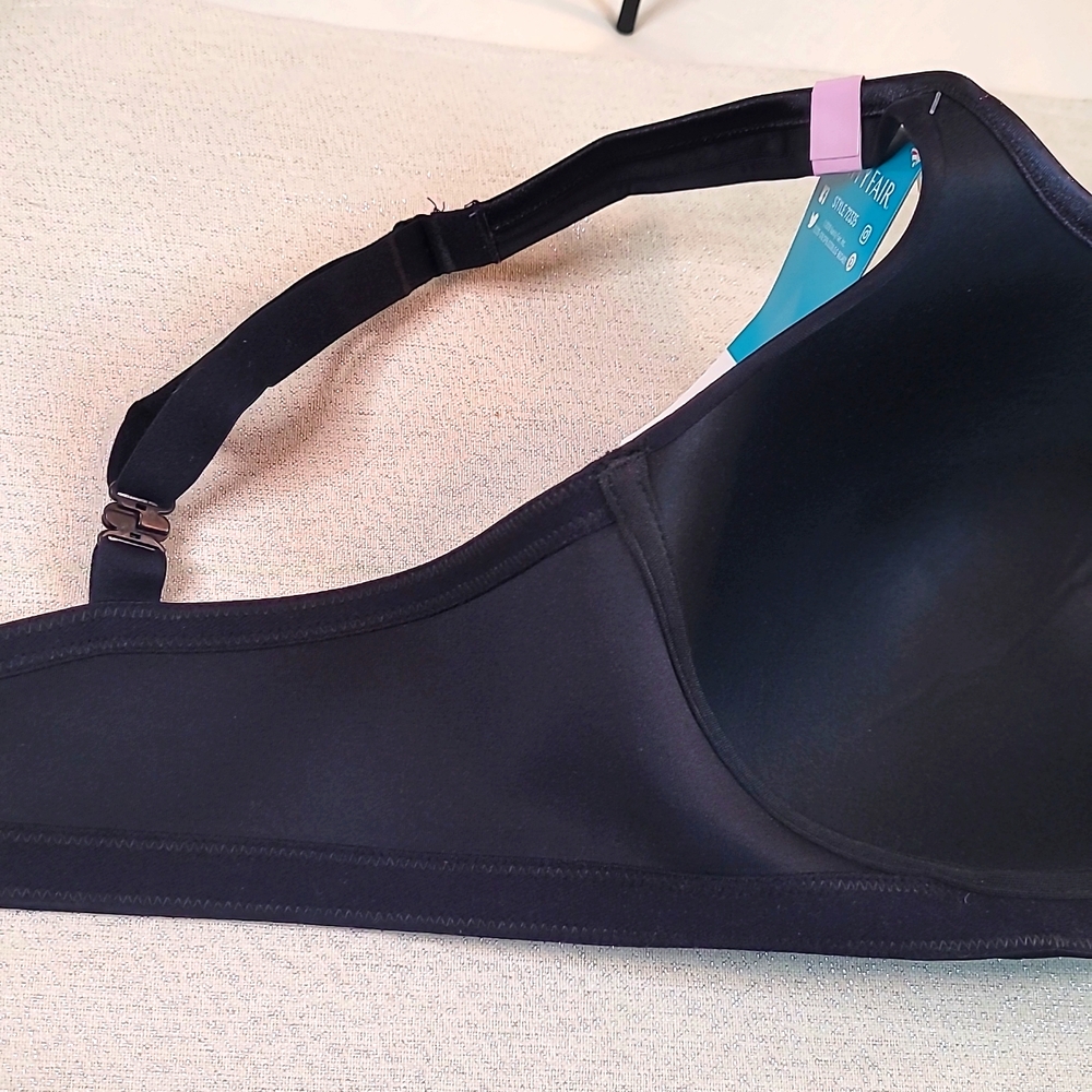 Wireless Black Bra 38D Elegant Bra Office wear - Picture 10 of 13